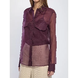 Silk organza shirt