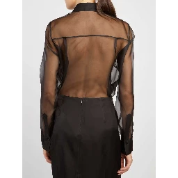 Silk organza shirt