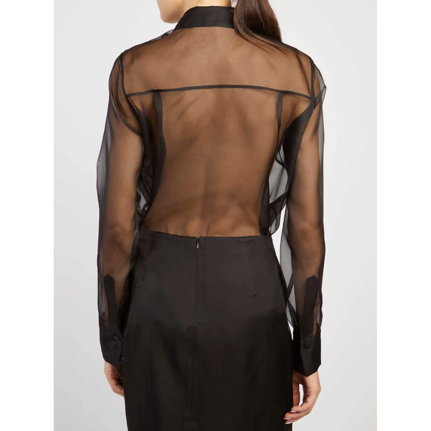 Silk organza shirt