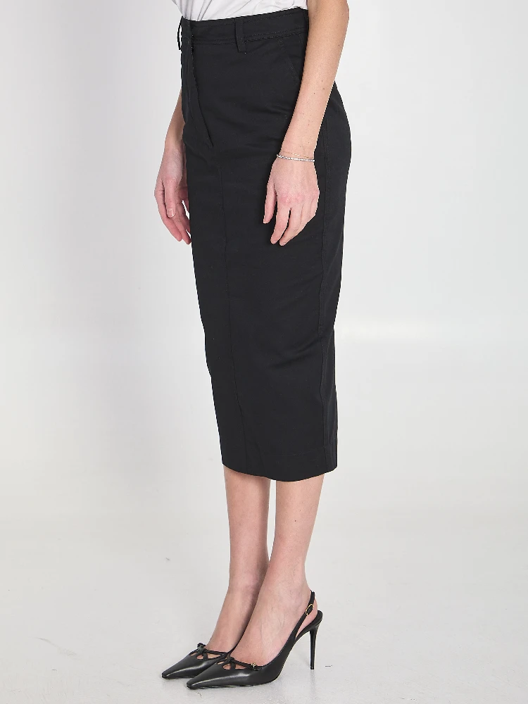 Cotton gabardine skirt alternative