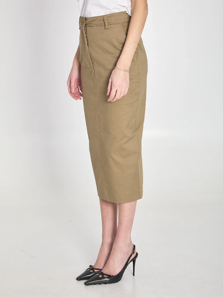 Cotton gabardine skirt alternative