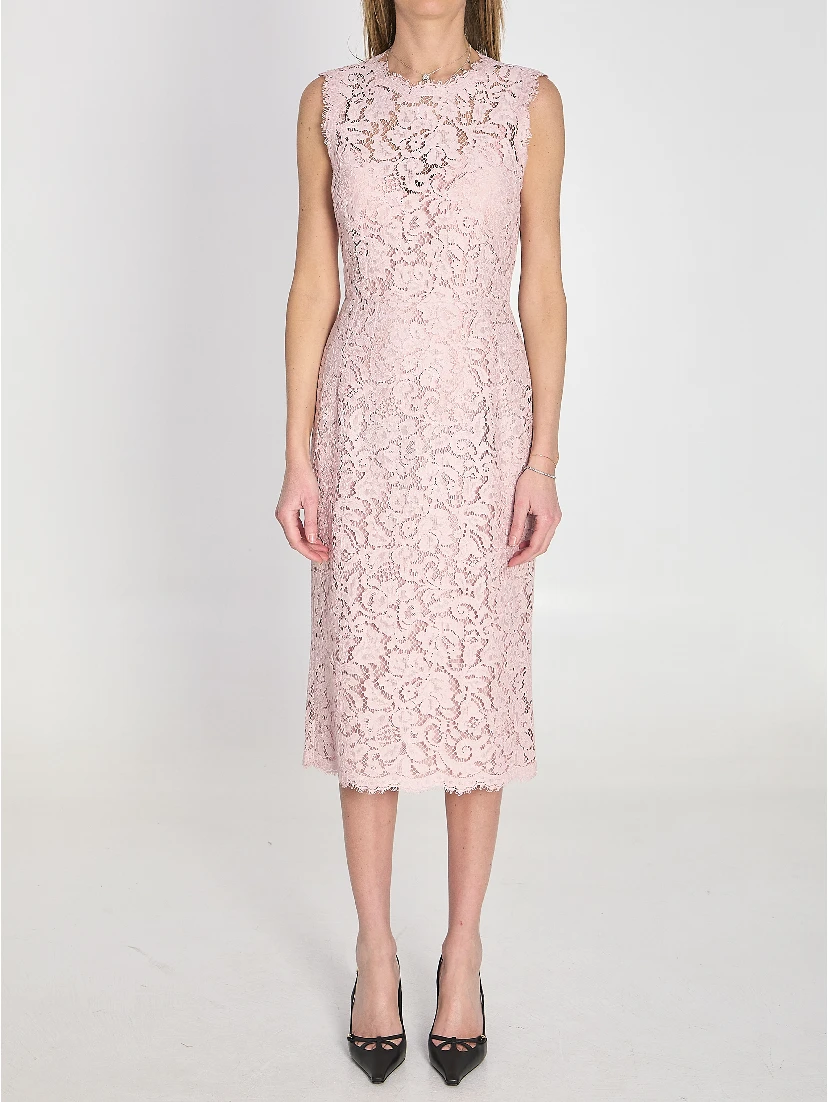 Lace midi dress