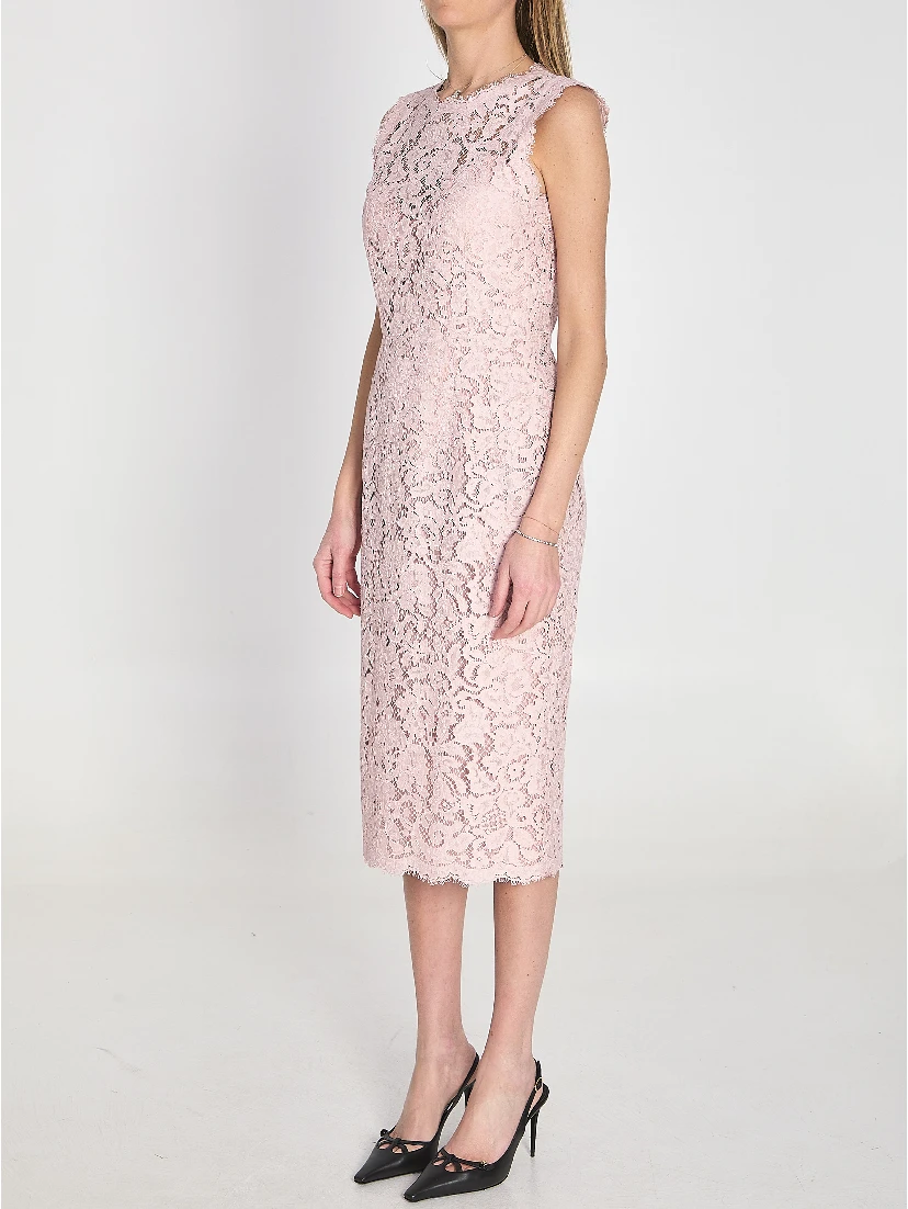 Lace midi dress