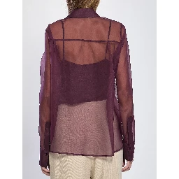 Silk organza shirt