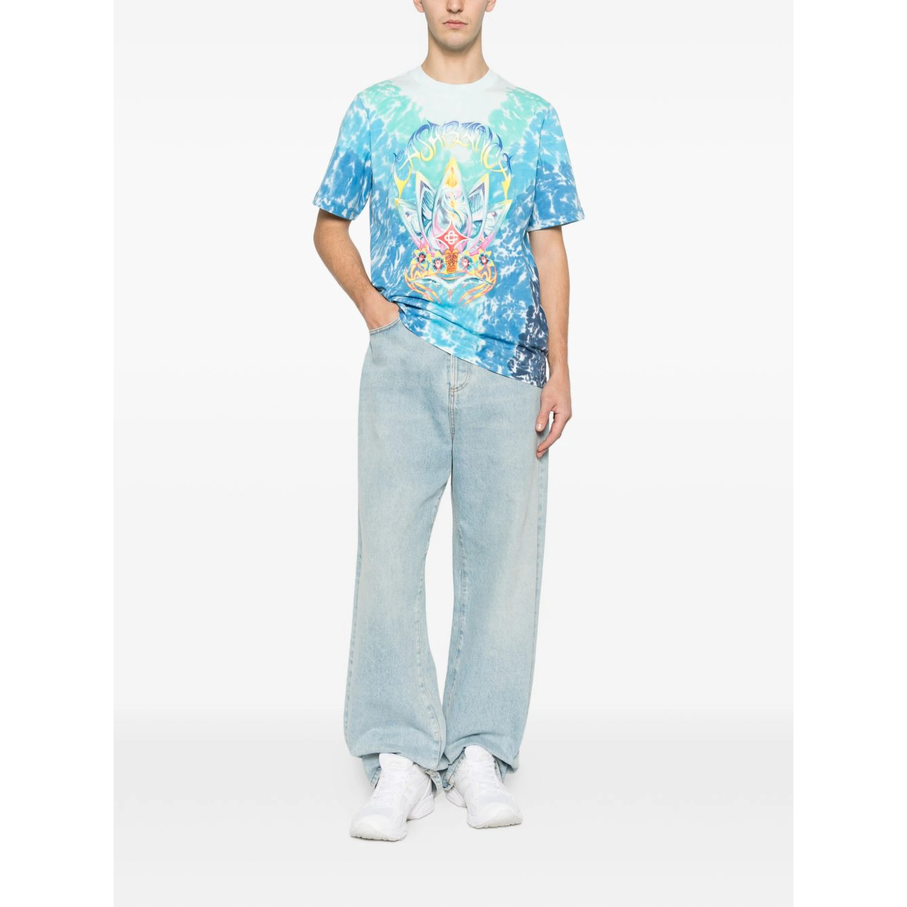 Casablanca T-shirts and Polos Blue