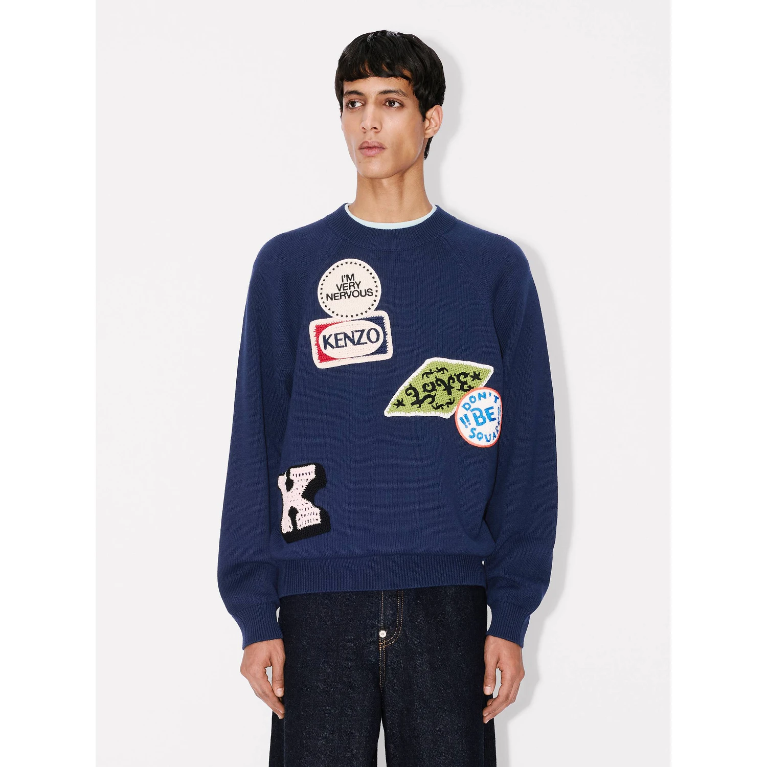 Kenzo Sweaters Blue