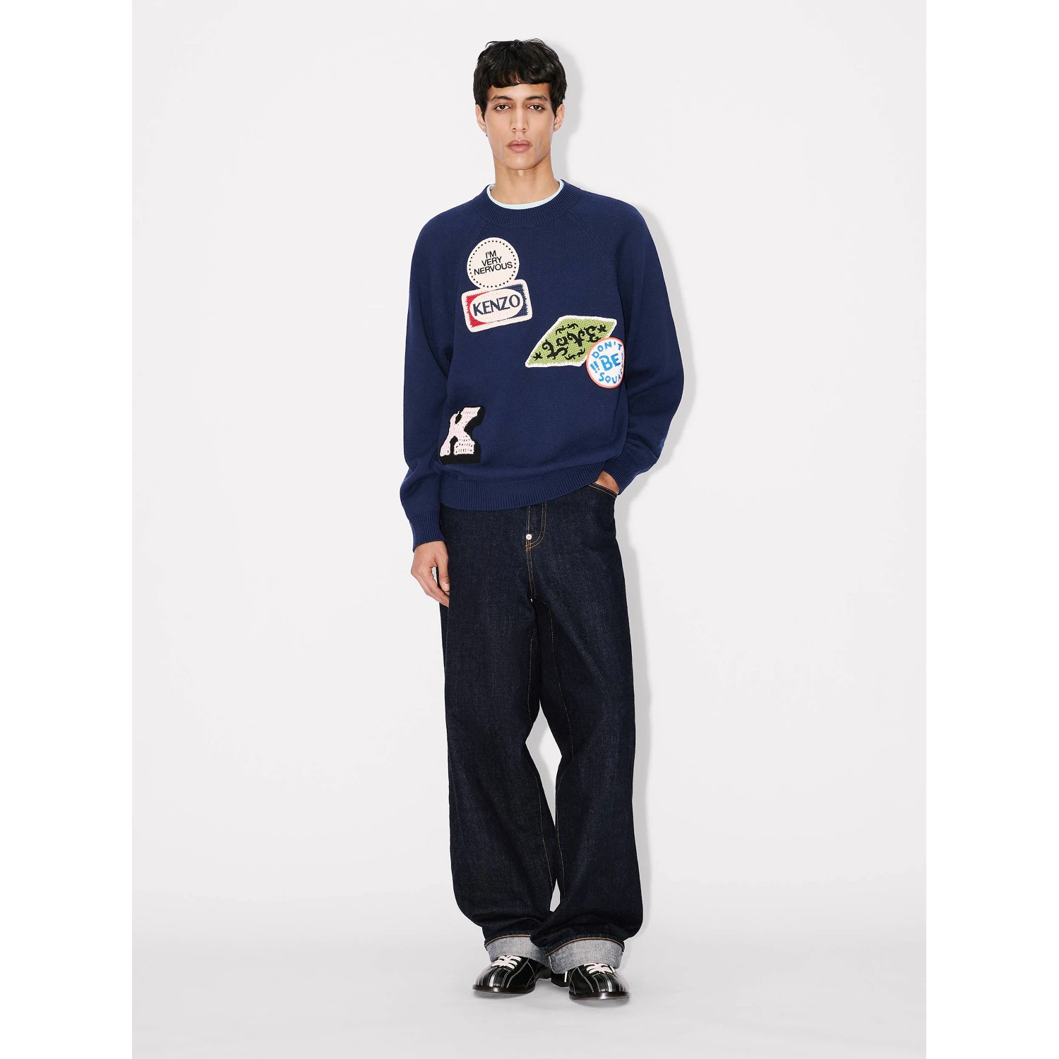 Kenzo Sweaters Blue