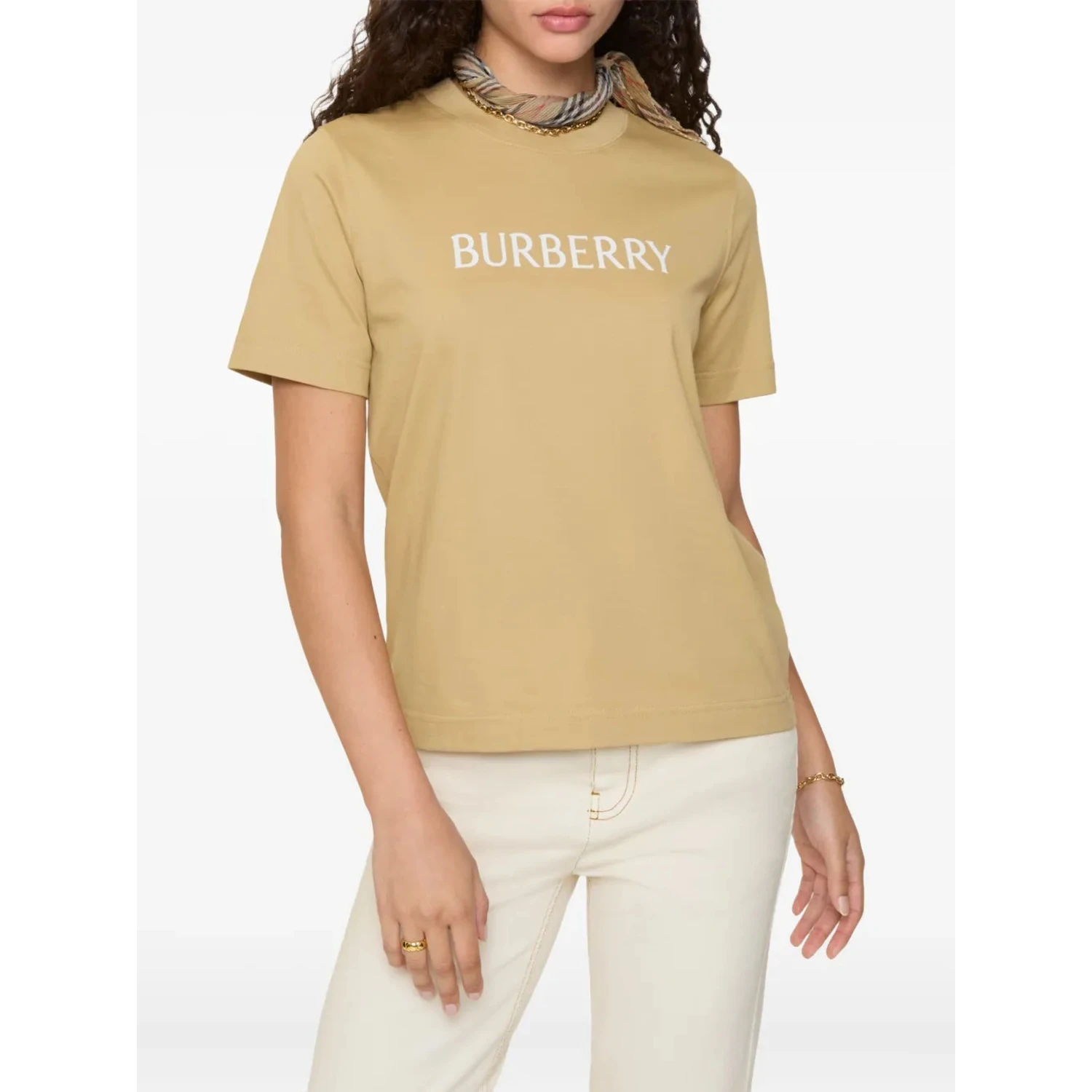 Burberry T-shirts and Polos Beige