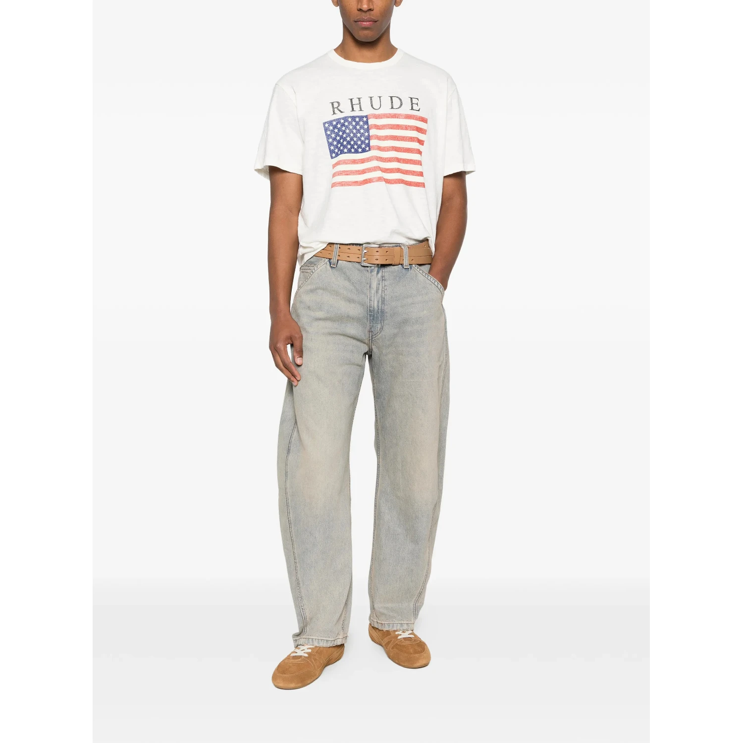 Rhude T-shirts and Polos White