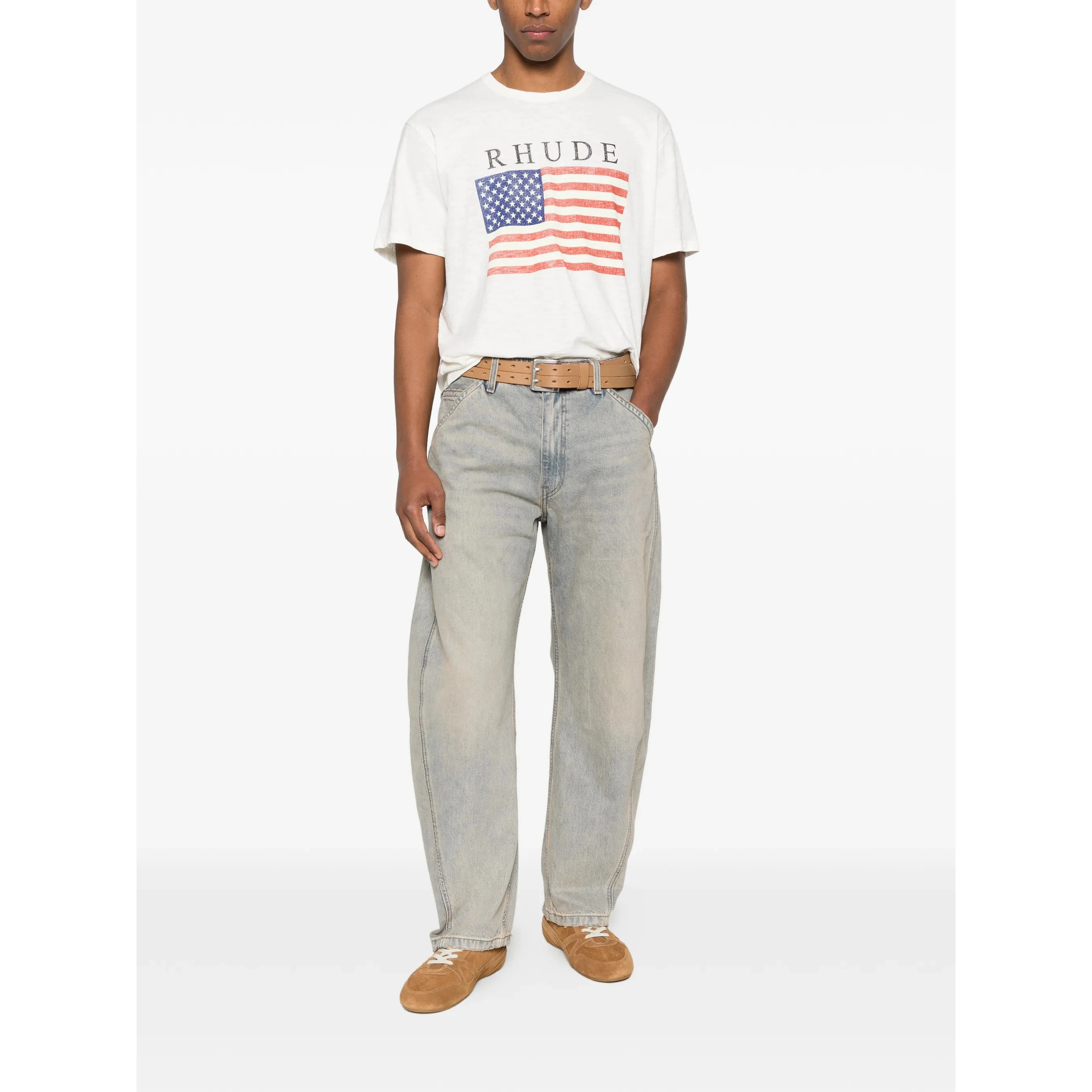 Rhude T-shirts and Polos White