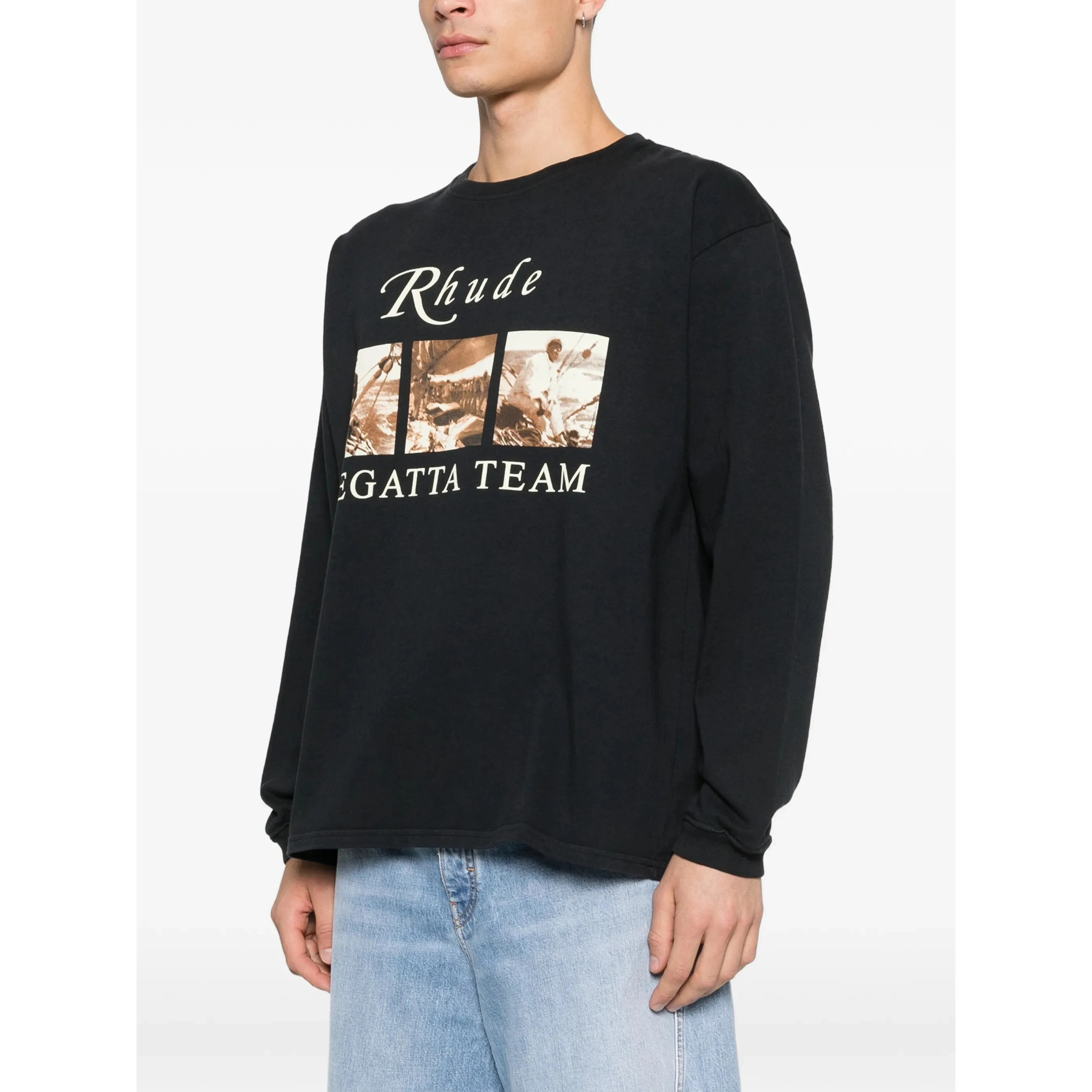 Rhude T-shirts and Polos Black