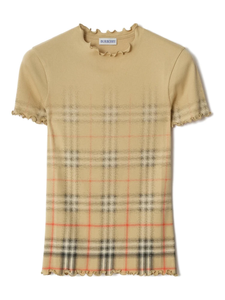 Burberry T-shirts and Polos Beige