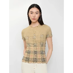 Burberry T-shirts and Polos Beige