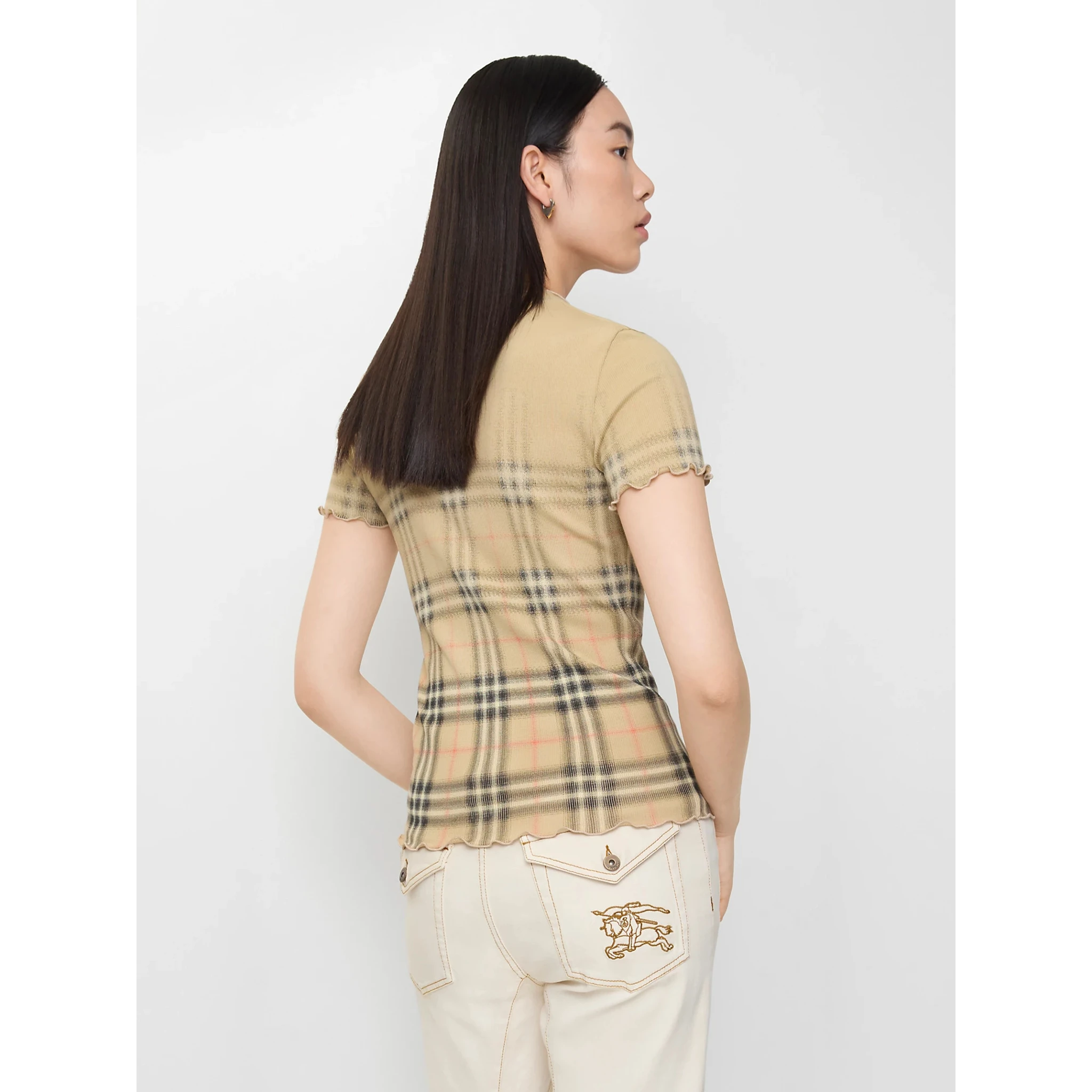 Burberry T-shirts and Polos Beige