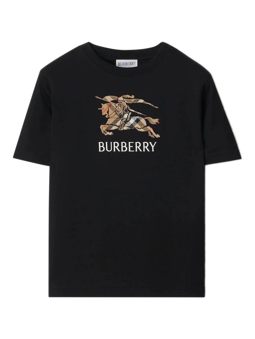 Burberry Kids T-shirts and Polos Black