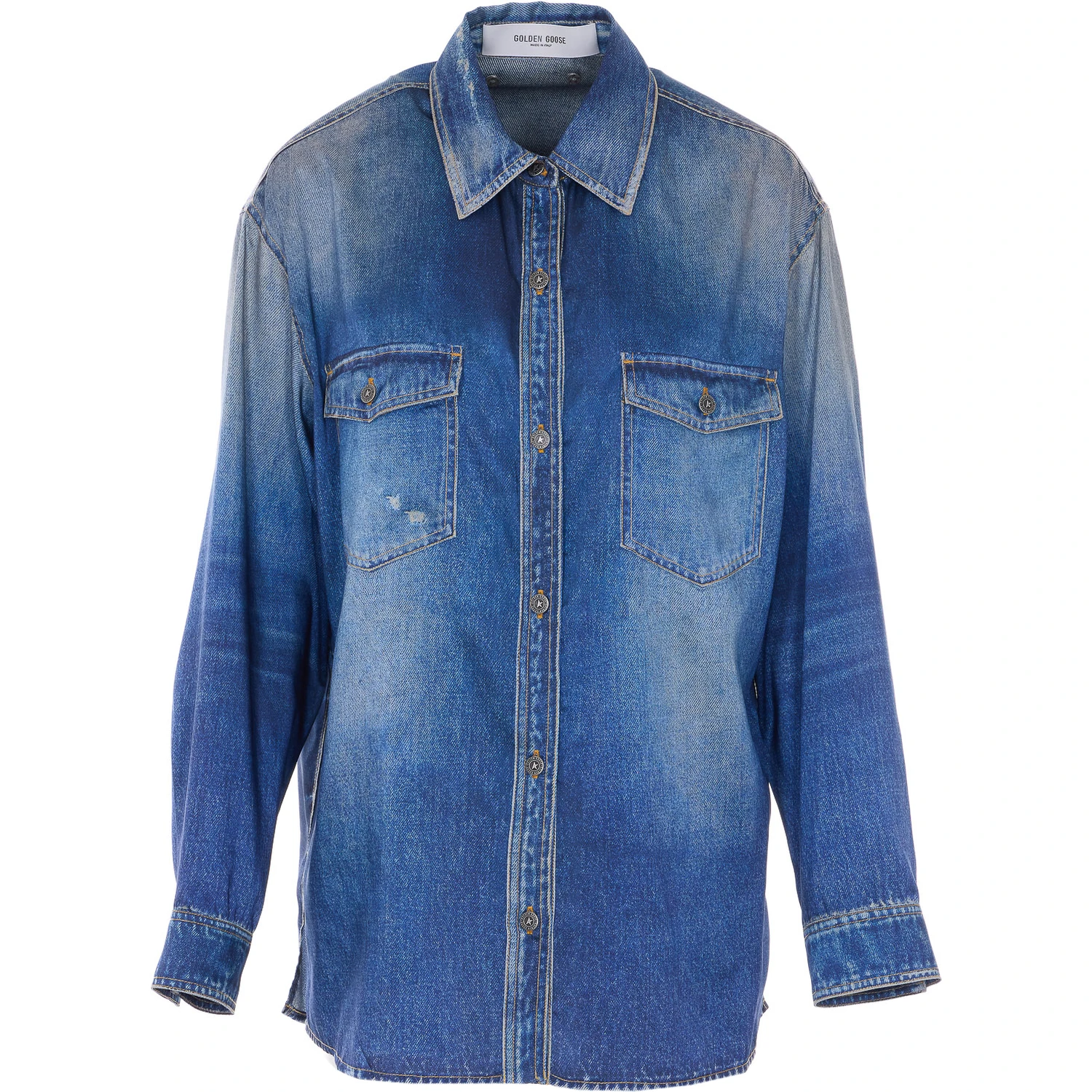 Golden Goose Shirts Blue