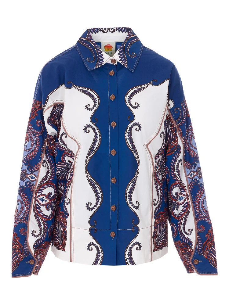 FARM RIO Shirts Blue