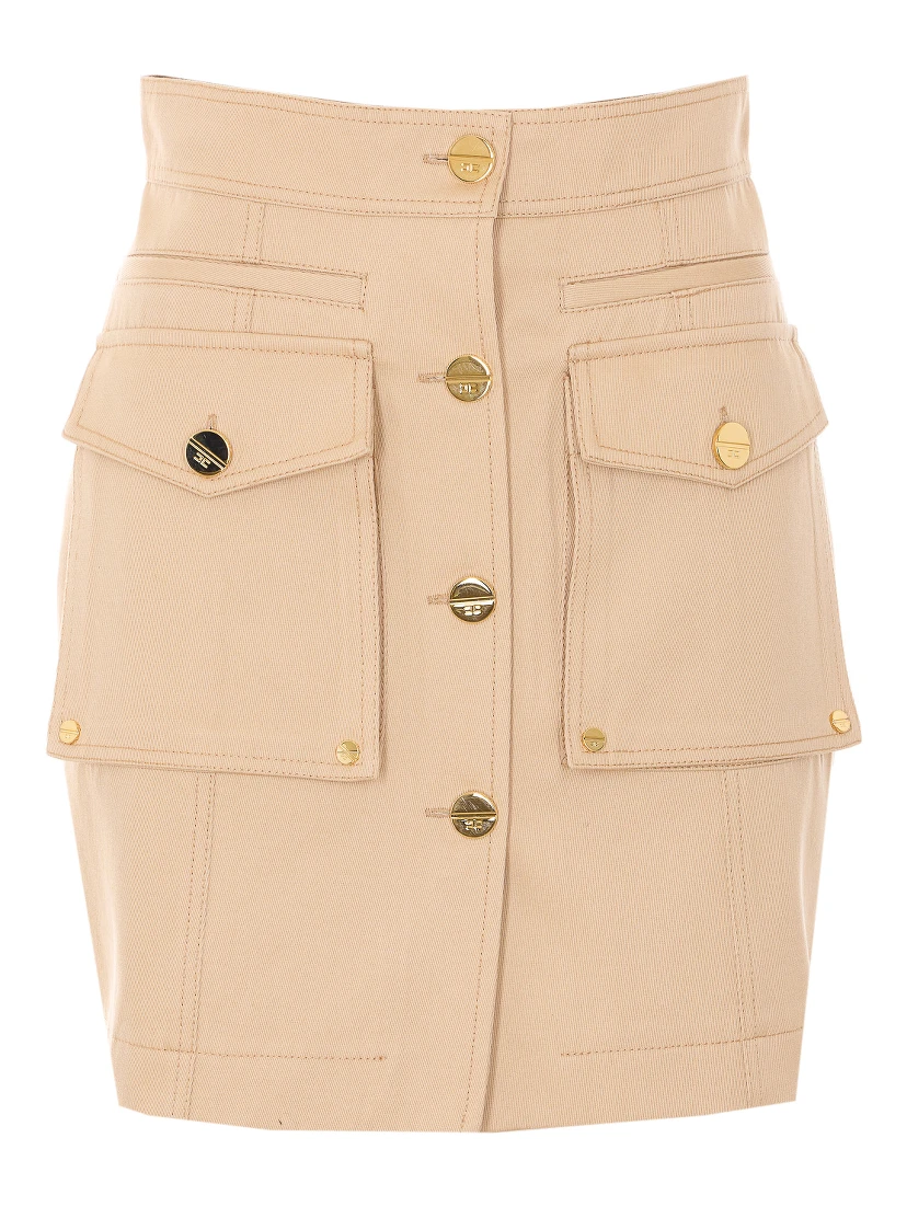 Elisabetta Franchi Skirts Beige
