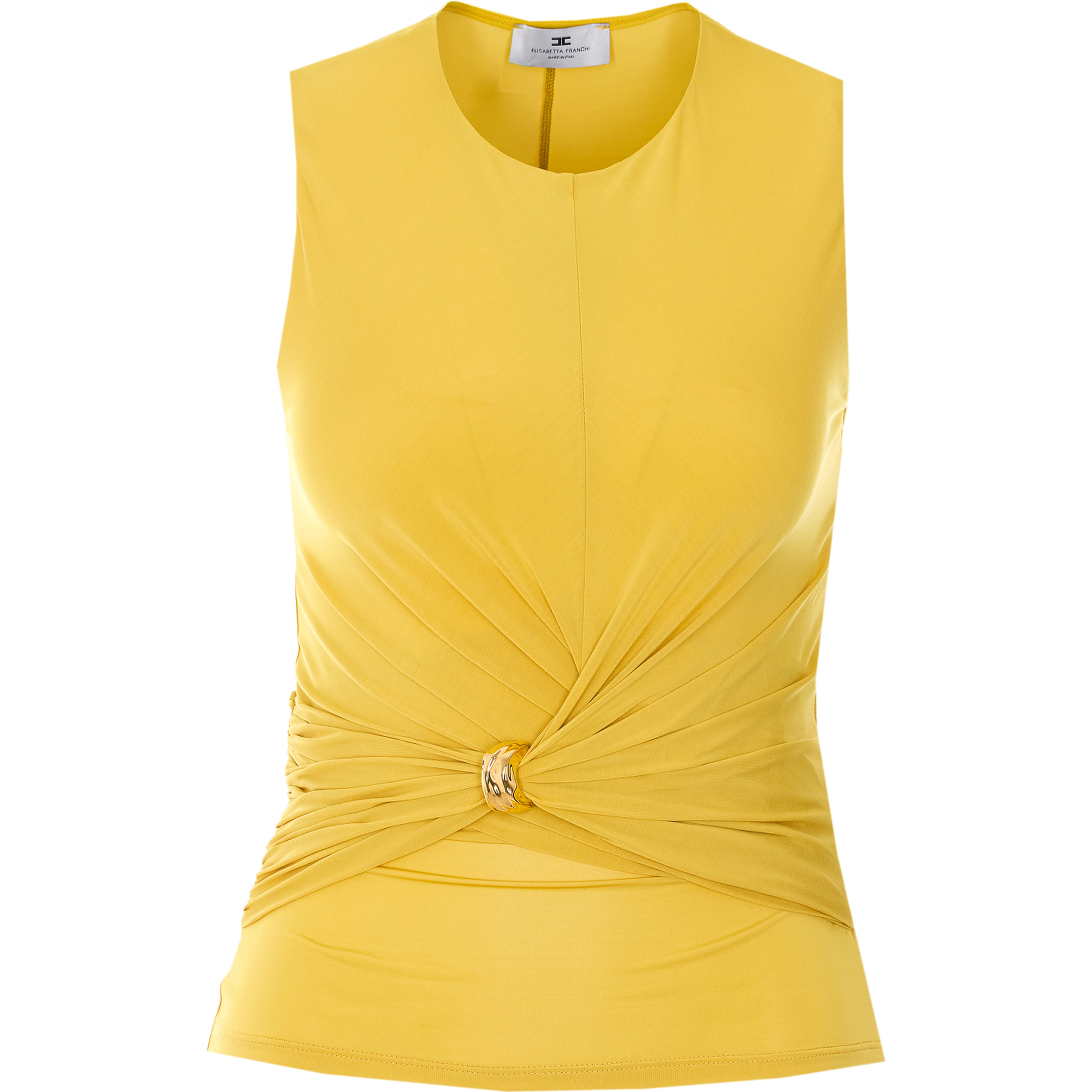 Elisabetta Franchi Top Yellow