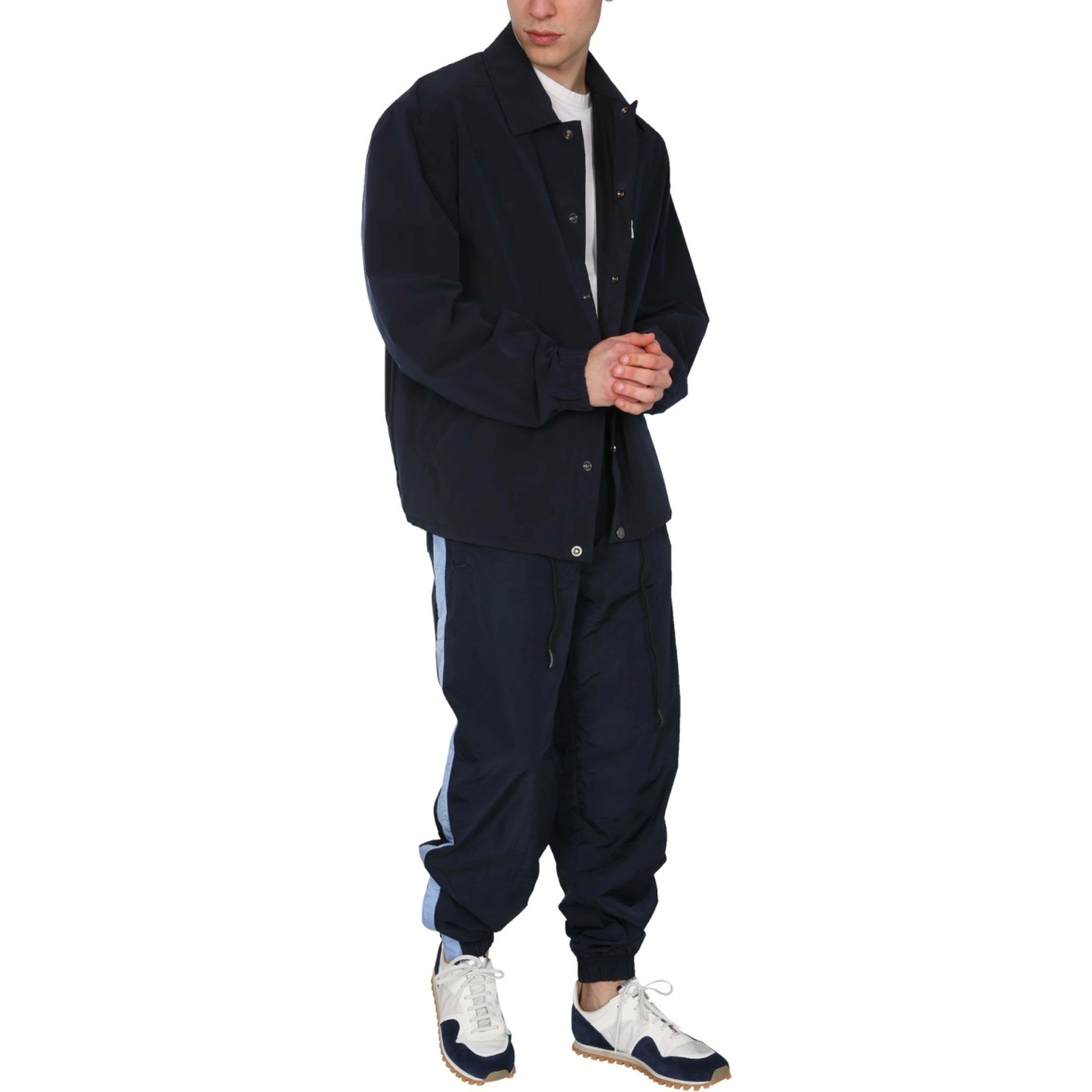 RELAXED FIT JACKET WITH BOSS X RUSSELL ATHLETIC LOGO