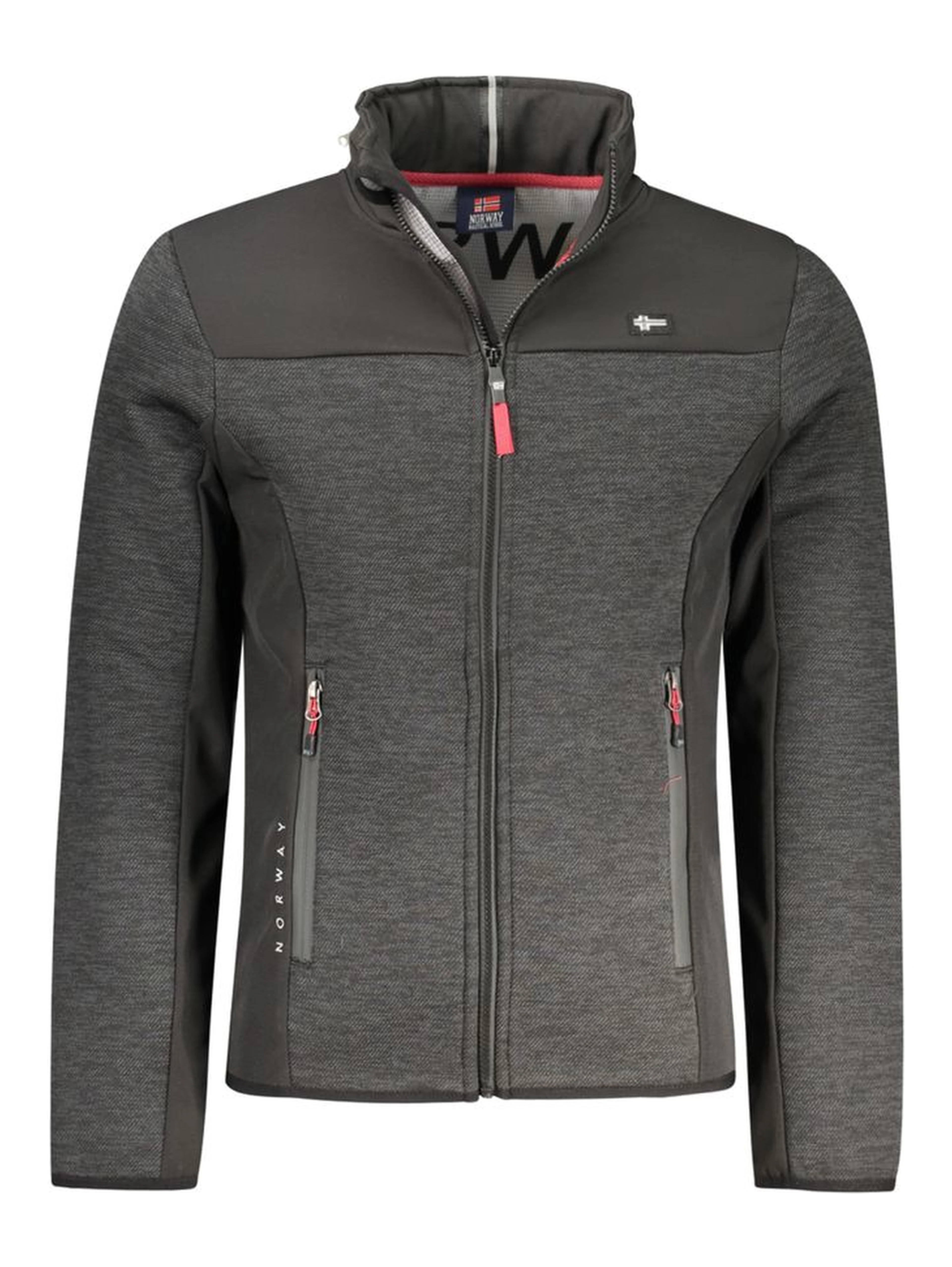 Black Polyester Mens Jacket