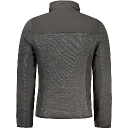 Black Polyester Mens Jacket