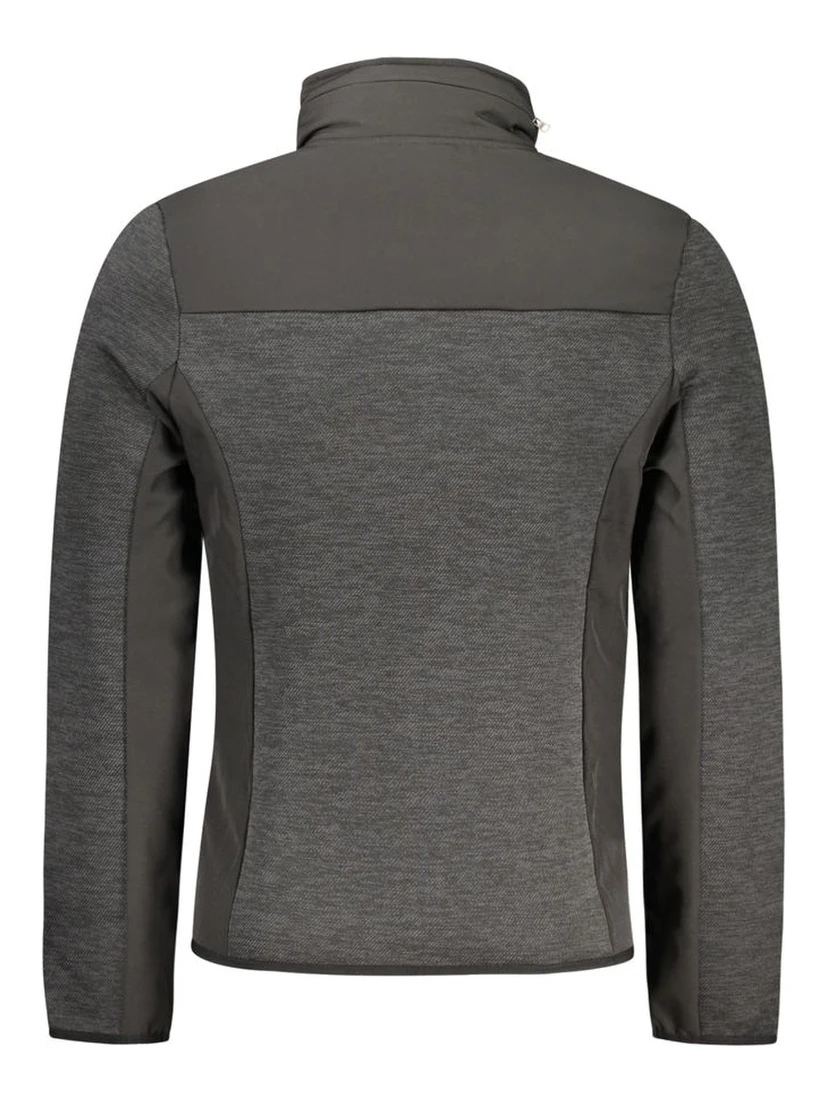 Black Polyester Mens Jacket