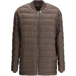 Brown Goose Down Trench Coat