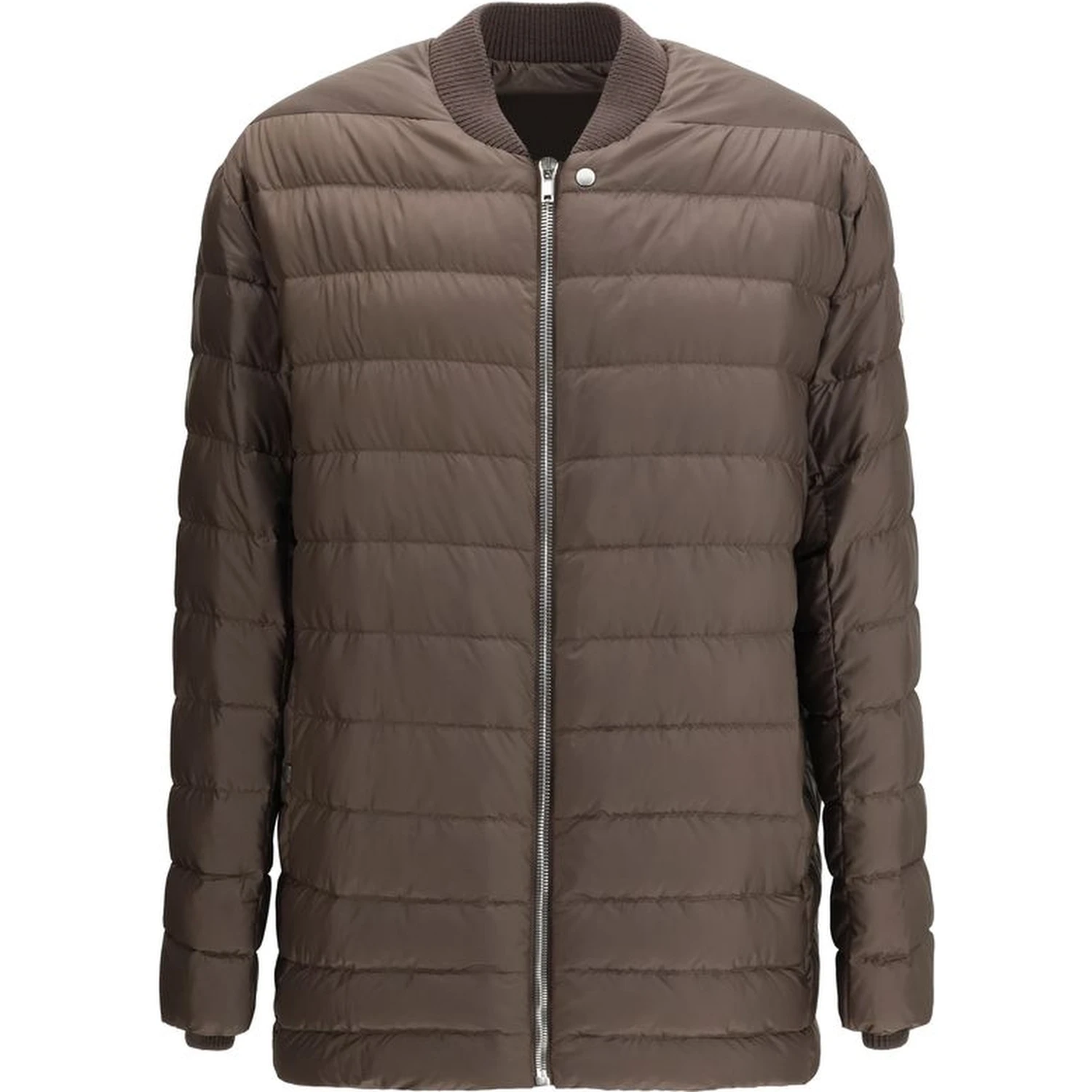 Brown Goose Down Trench Coat