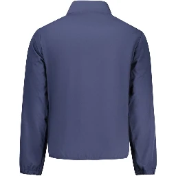 Blu Poliestere Uomo Giubbotto