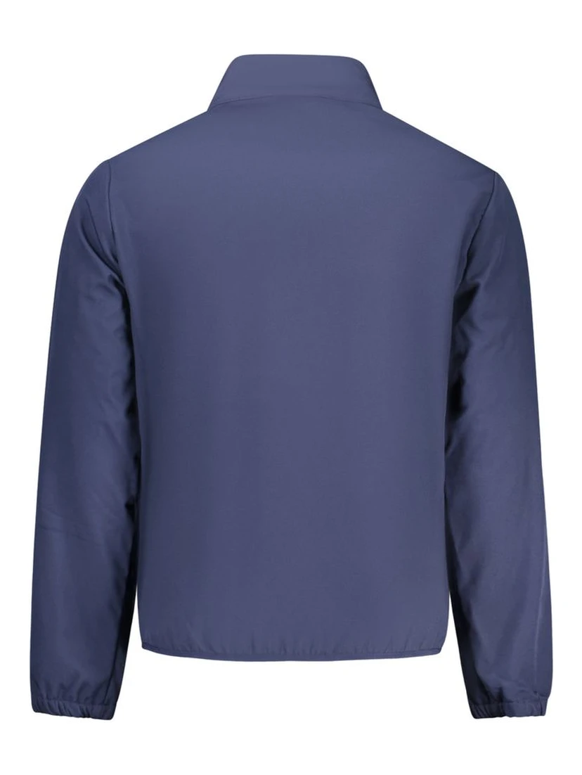 Blu Poliestere Uomo Giubbotto