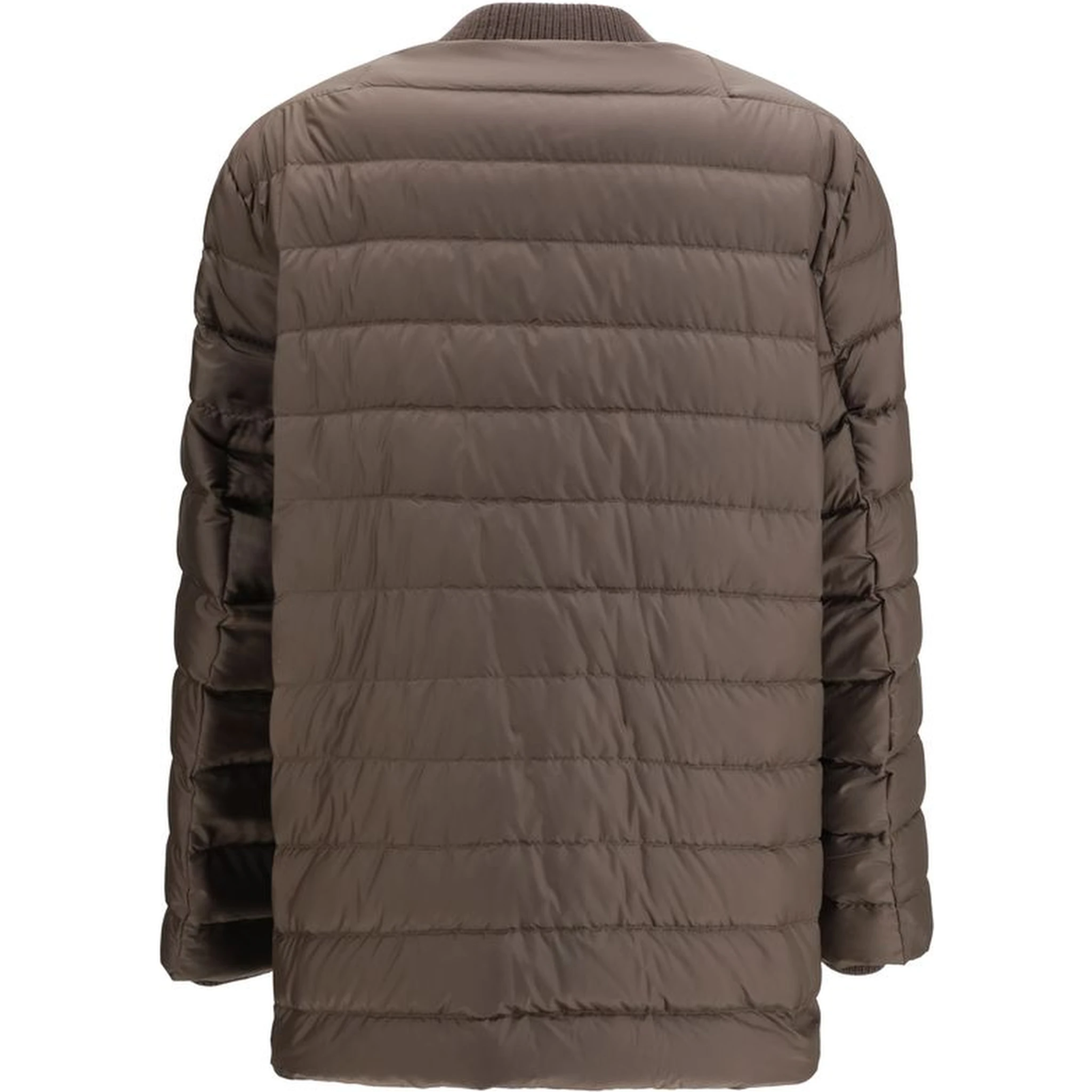 Brown Goose Down Trench Coat