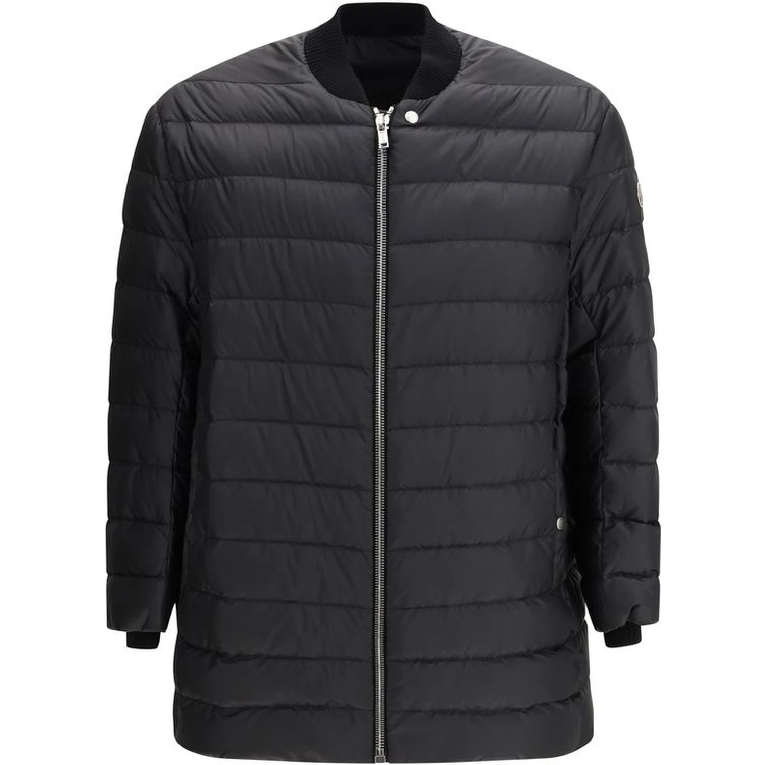 Black Goose Down Trench Coat