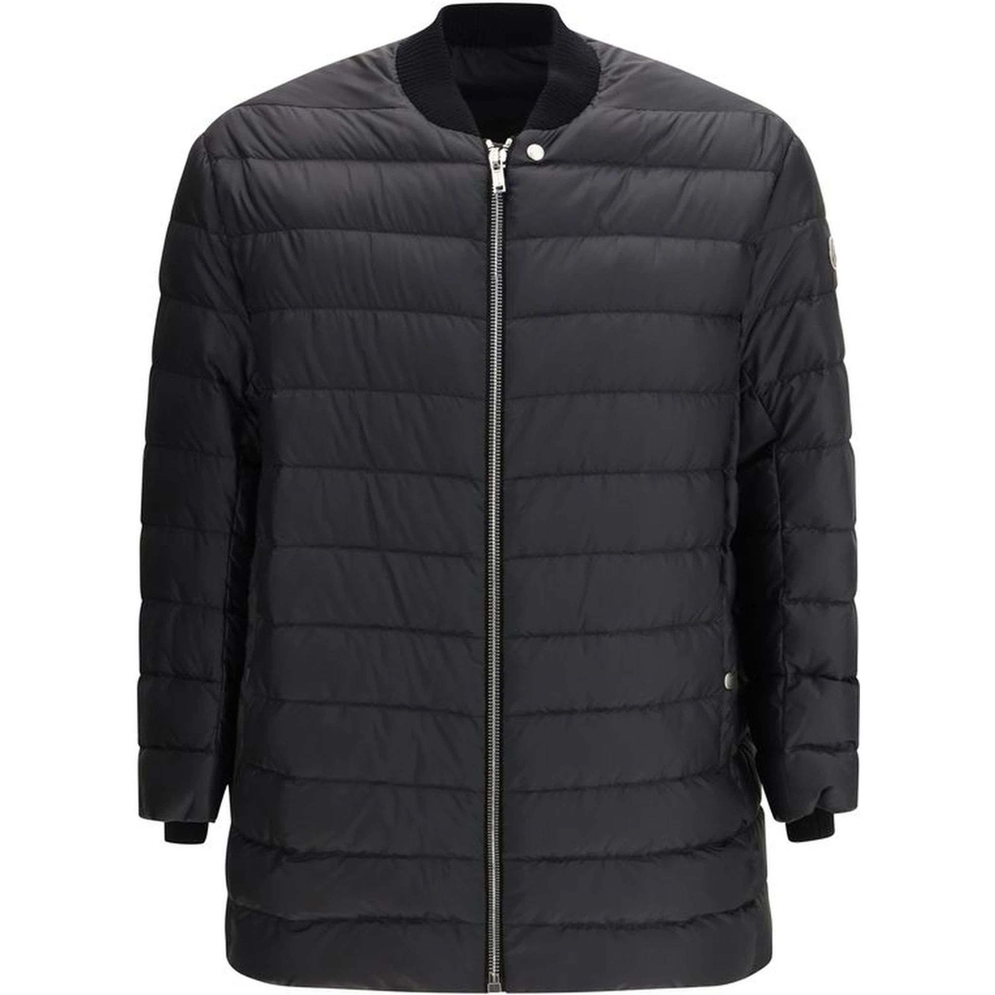 Black Goose Down Trench Coat