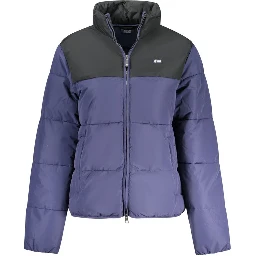 Blu Poliestere Women Jacket