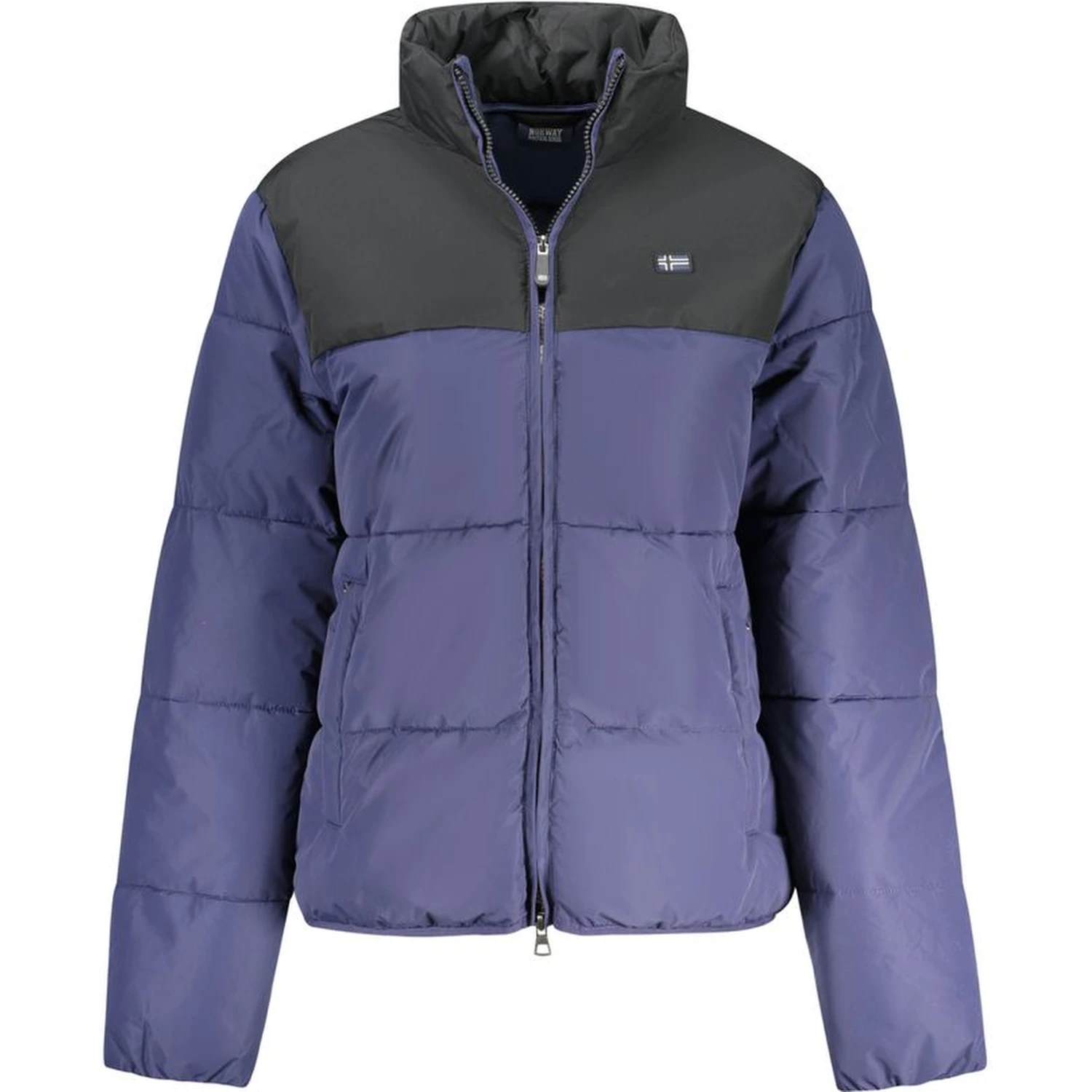 Blu Poliestere Women Jacket