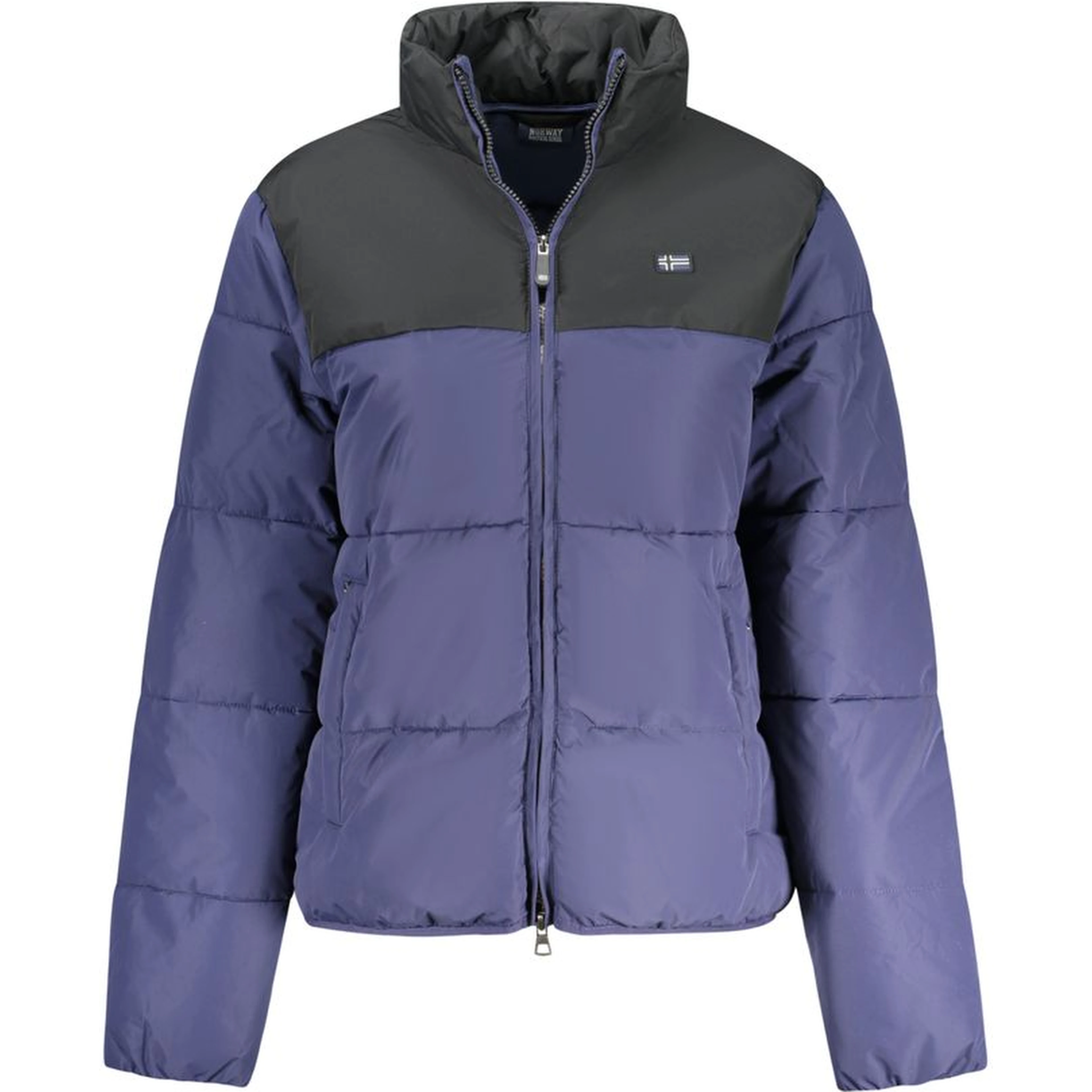 Blu Poliestere Women Jacket