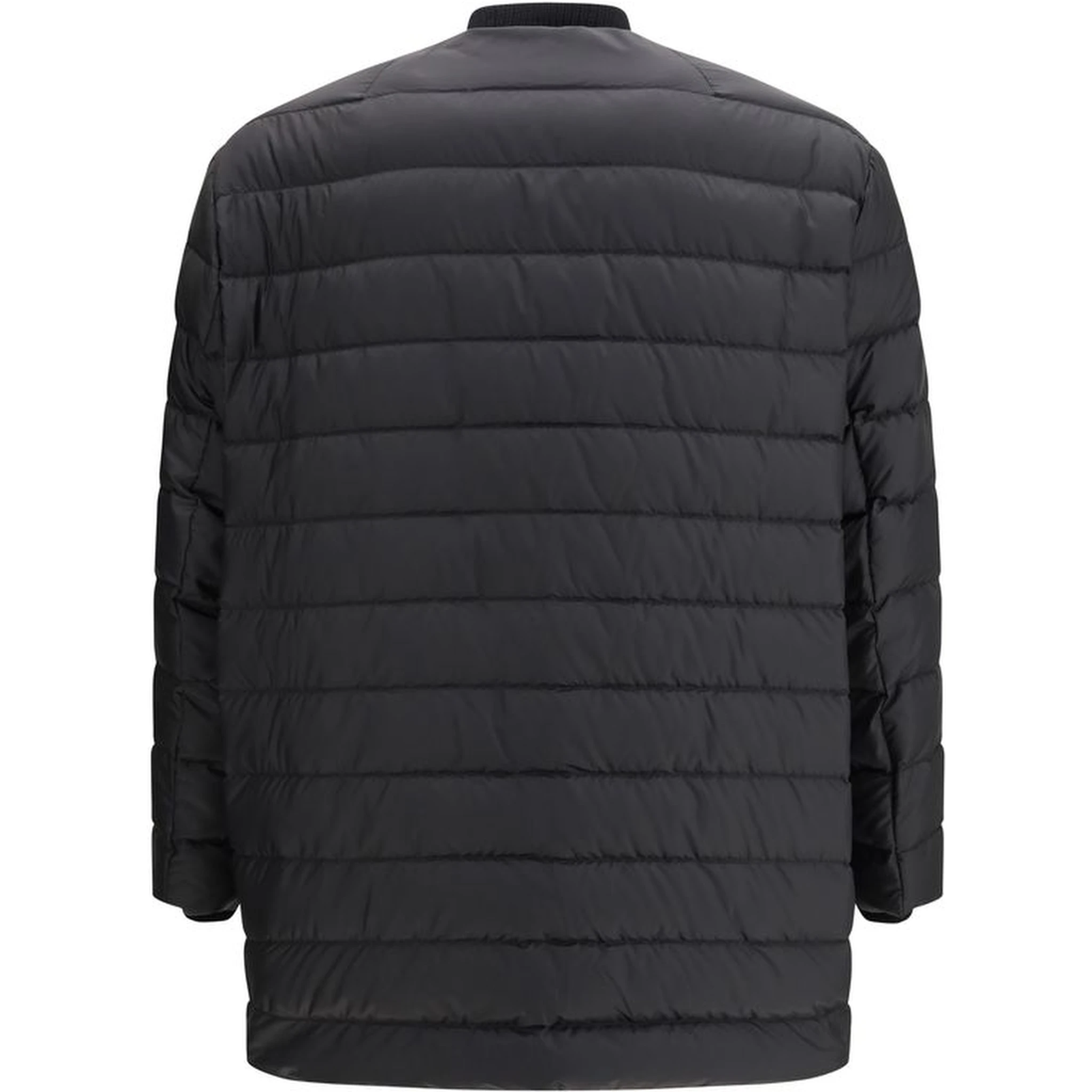 Black Goose Down Trench Coat