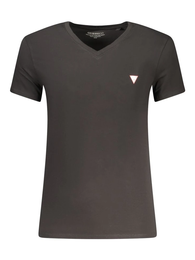 Black Cotton Men's T-Shirt