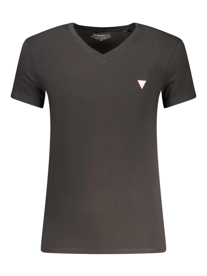 Black Cotton Men's T-Shirt