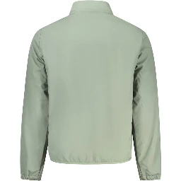 Verde Poliestere Uomo Giacca