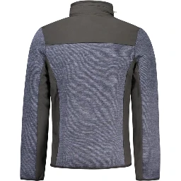 Blu Polyester Men Jacket