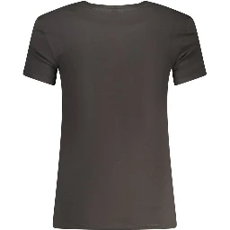 Black Cotton Men's T-Shirt