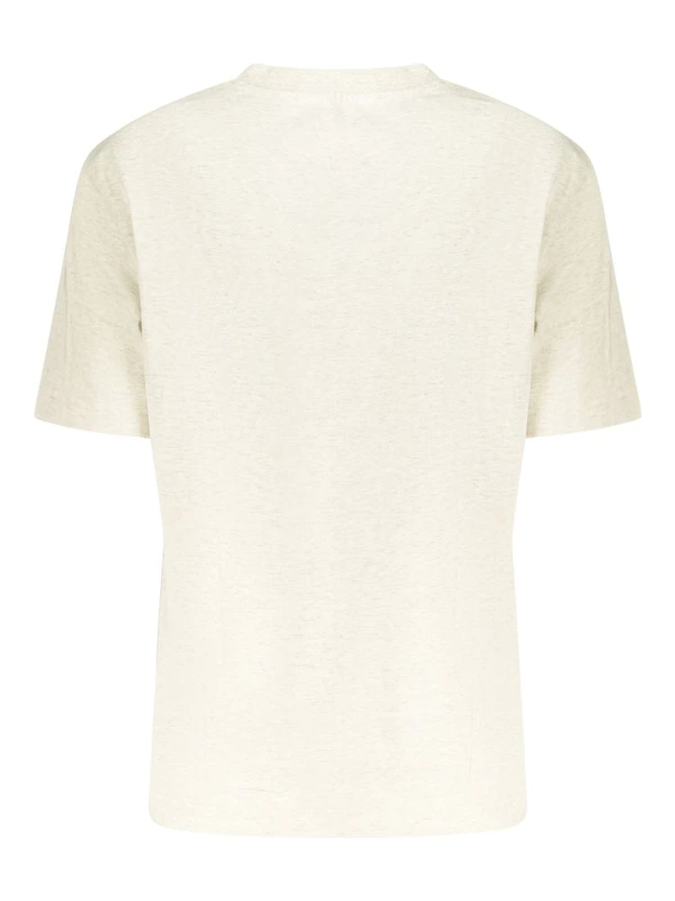 Beige Cotton Womens T-Shirt alternative