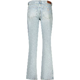 Azzurro Cotton Women Jeans