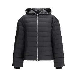 Black Polyester Coat