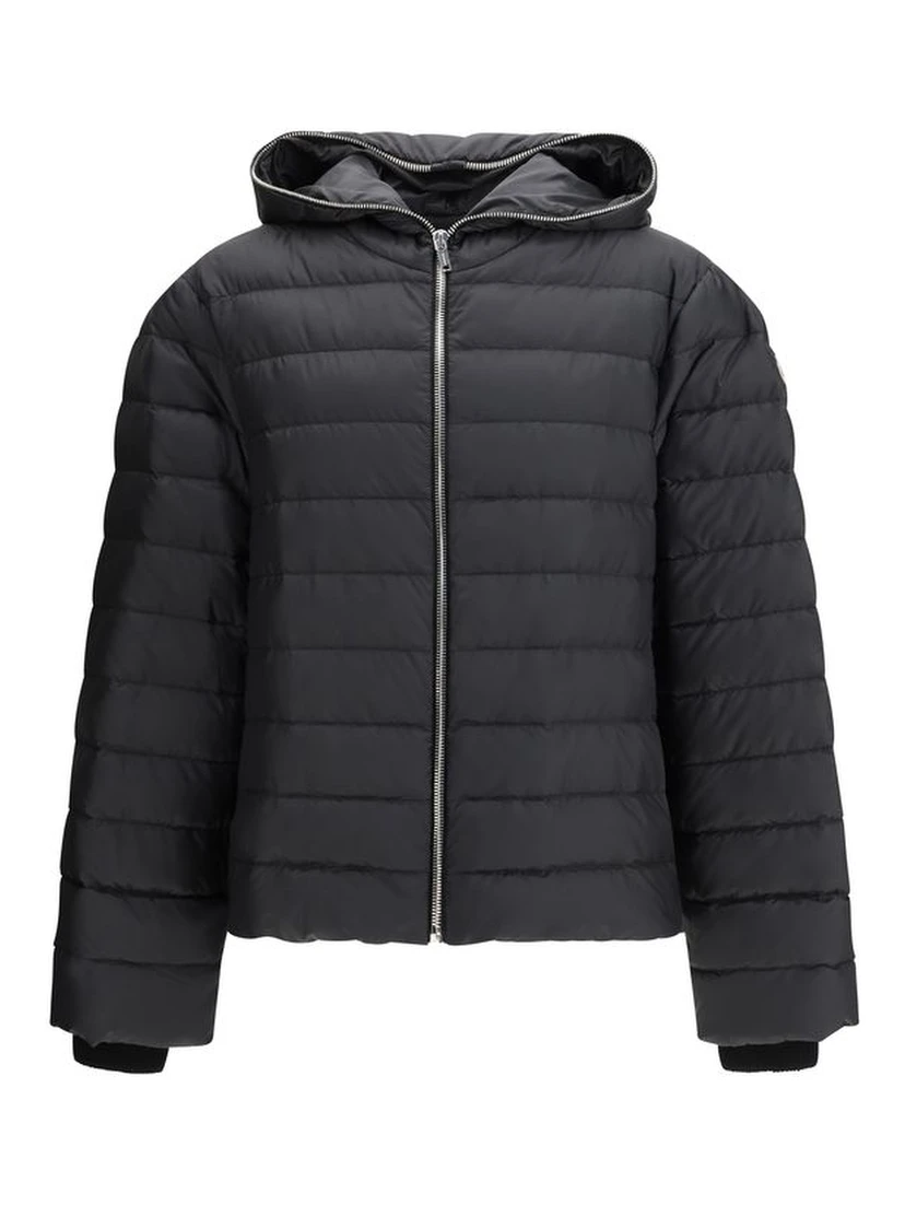 Black Polyester Coat