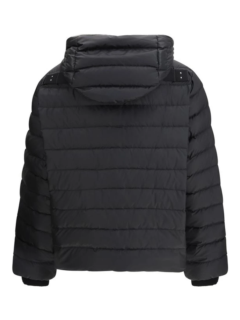 Black Polyester Coat