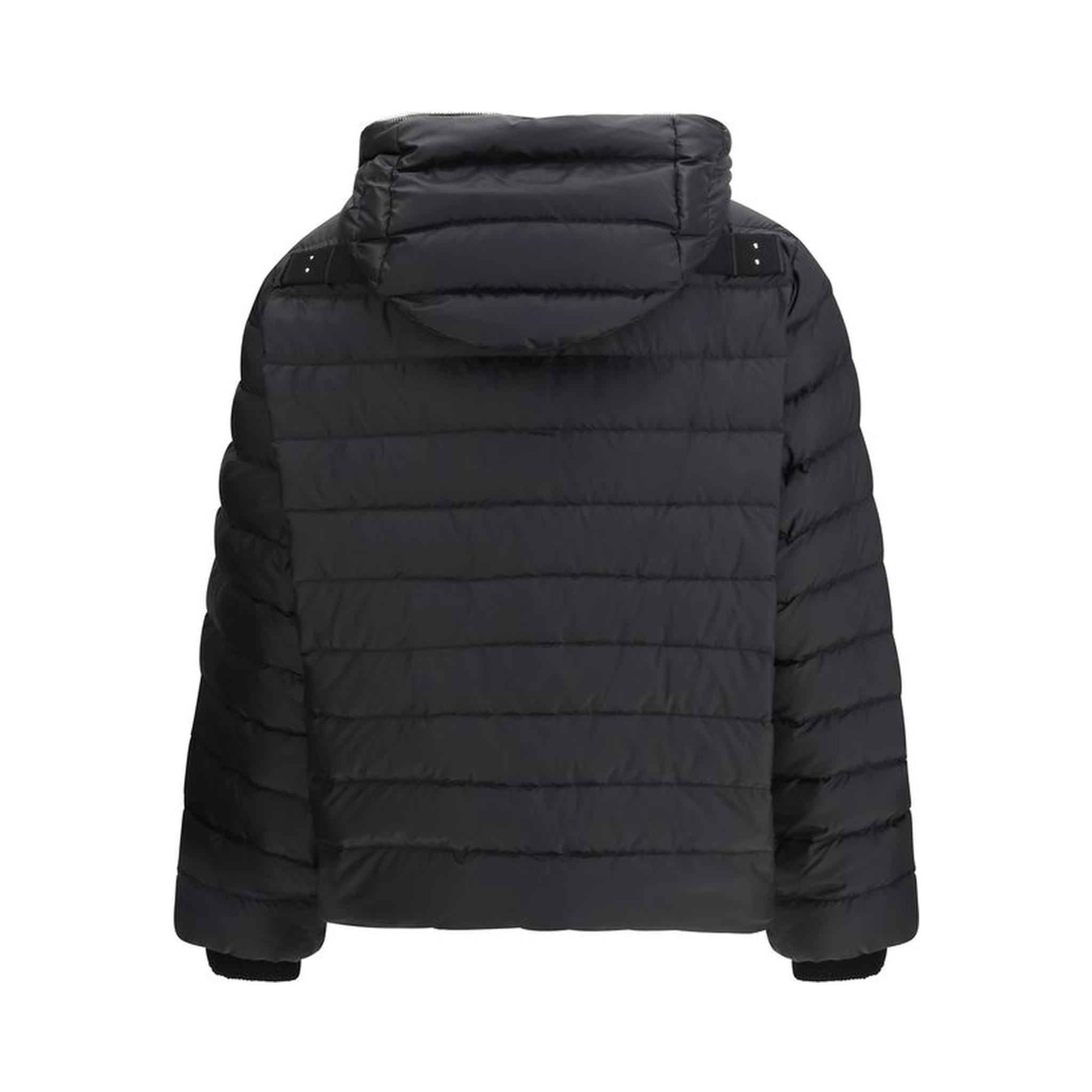 Black Polyester Coat