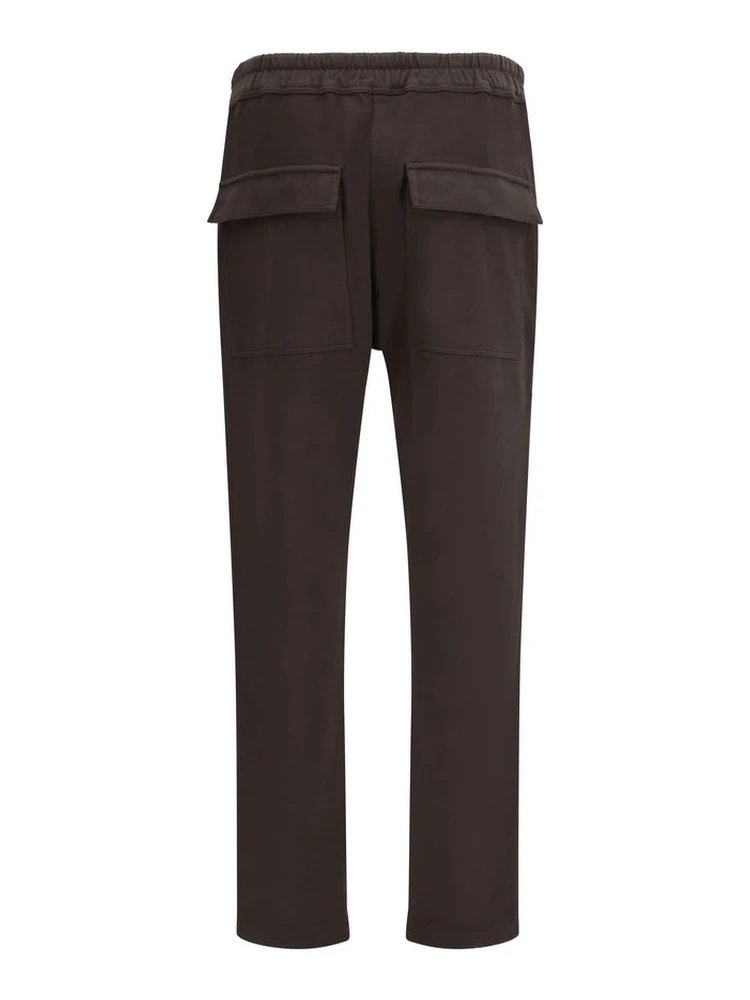 Brown Cotton Athletic Pants alternative